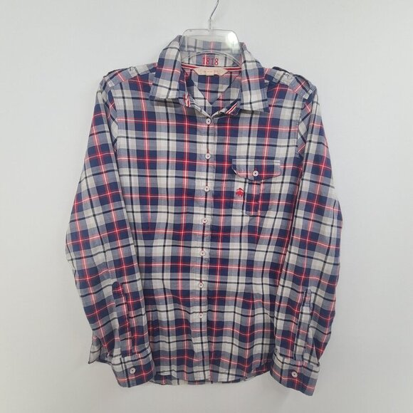 Brooks Brothers Women's Button Front Shirt Plaid Size 8 - Picture 1 of 8